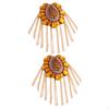 Tassel Link Chain Epaulet Decorative Uniform Decor Stylish Rivet for Party