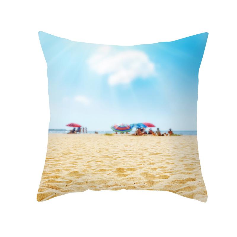 Summer Ocean Beach Pillow Cover Nordic Office Sofa Cushion Cover Shopee Home Products