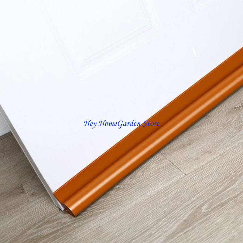 

652F Door Stopper Strip Single Side Home Bedroom Office Soundproof Artifact for Front Door Entrance Door for Gap Blocker коричневий