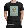 Van Gogh Clint Eastwood Men Tops T Shirts Hipster Tees Harajuku Round Neck Tee Shirt Premium Cotton Printed Clothing