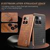 AZNS For Xiaomi 14 Case PU Leather Classic Crocodile Pattern Back Cover