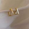 New Fashion U-shaped  Stud Earrings for Women Charms Jewelry Brincos Christmas Day Girl Gift