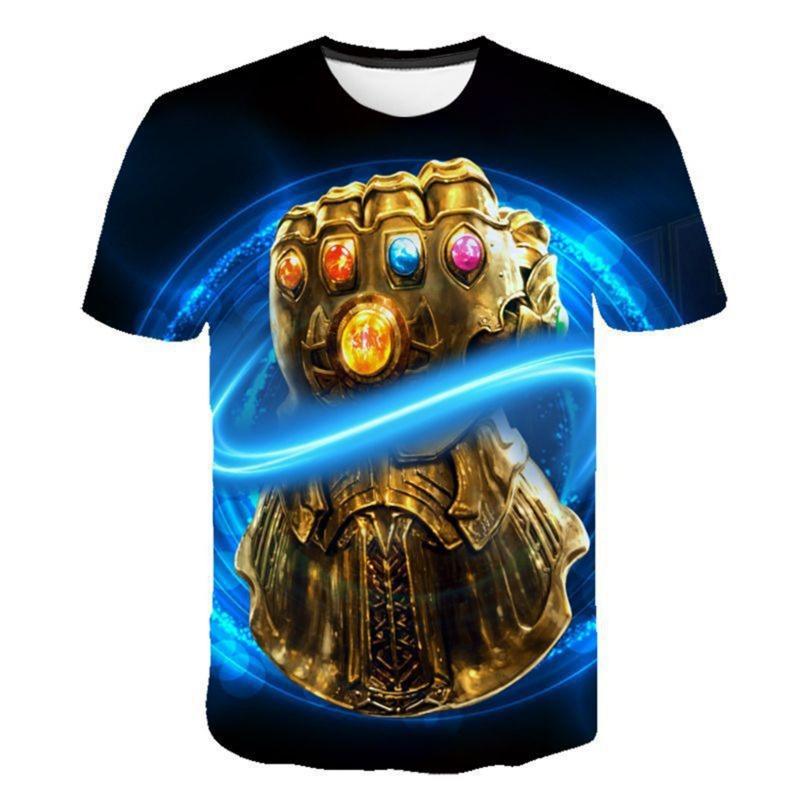 Marvel Avengers Harajuku Style T-Shirt Men Summer New Iron Man Spider-Man
