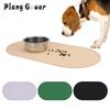 S/L Silikon Haustier Napfmatte Katze Hund Napf Rutschfeste Matten Futter Fressen Futter Pad