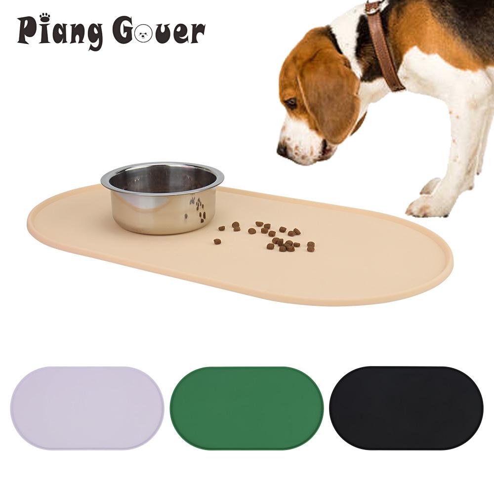 S/L Silikon Haustier Napfmatte Katze Hund Napf Rutschfeste Matten Futter Fressen Futter Pad