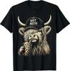 T-Shirt Hot Mess Highland Cow Funny Cute Coffee Lover GraphicWill Open In New Window or Tab