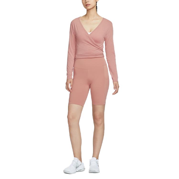 New Nike Drop Shoulder Sleeve T Shirt Women's HV3658-685