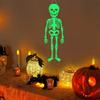 Spooky Halloween Skeleton Decorations for Outdoor Yard Garden - Glow in The Dark Party Supplies and Hanging Ornaments