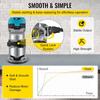 Router Tool, 710W Wood Router, Router for Woodworking w/ 3 Router Collets, Wood Router Tool w/ Fixed & Plunge & Tilt Base, Woodworking Router w/