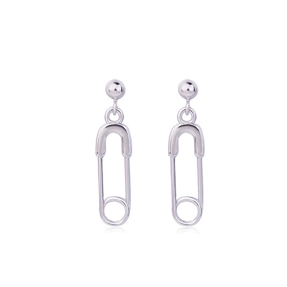 Creative Alloy Women Girl Earring Fashion Jewelry Paper Clip Drop Earring Creative Alloy Women Girl Earring Fashion Jewelry Paper Clip Drop Earring