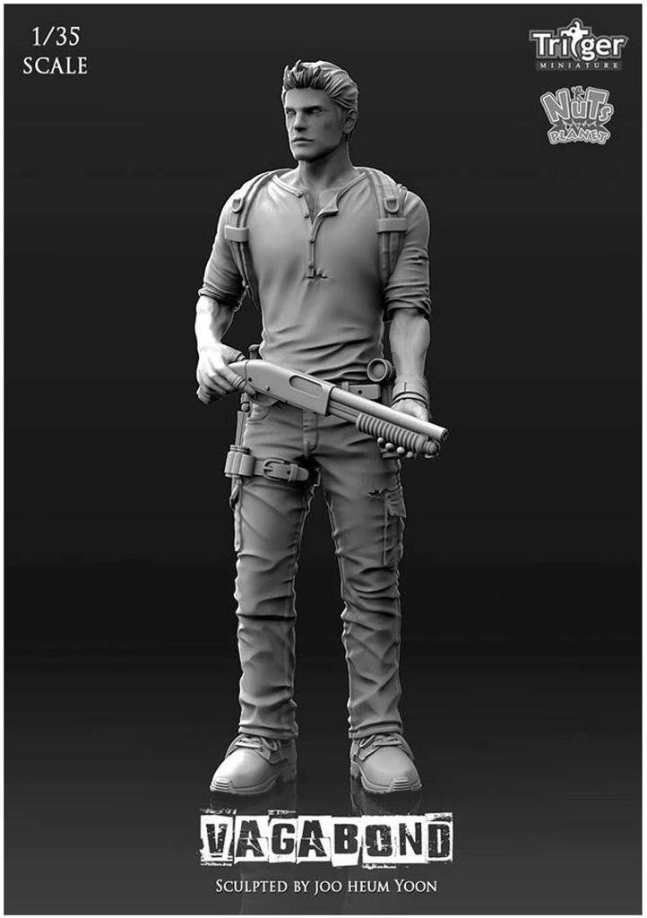 Nuts Planet A young wanderer searching for the unpainted resin assembly kit T35006 1/35 Vagabond truth,