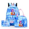 3Pcs/set Anime Demon Hunters Printed Backpack with Shoulder Bag Pengcil Case for Teenager Large Capacity Waterproof Bookbag Back To School Gift