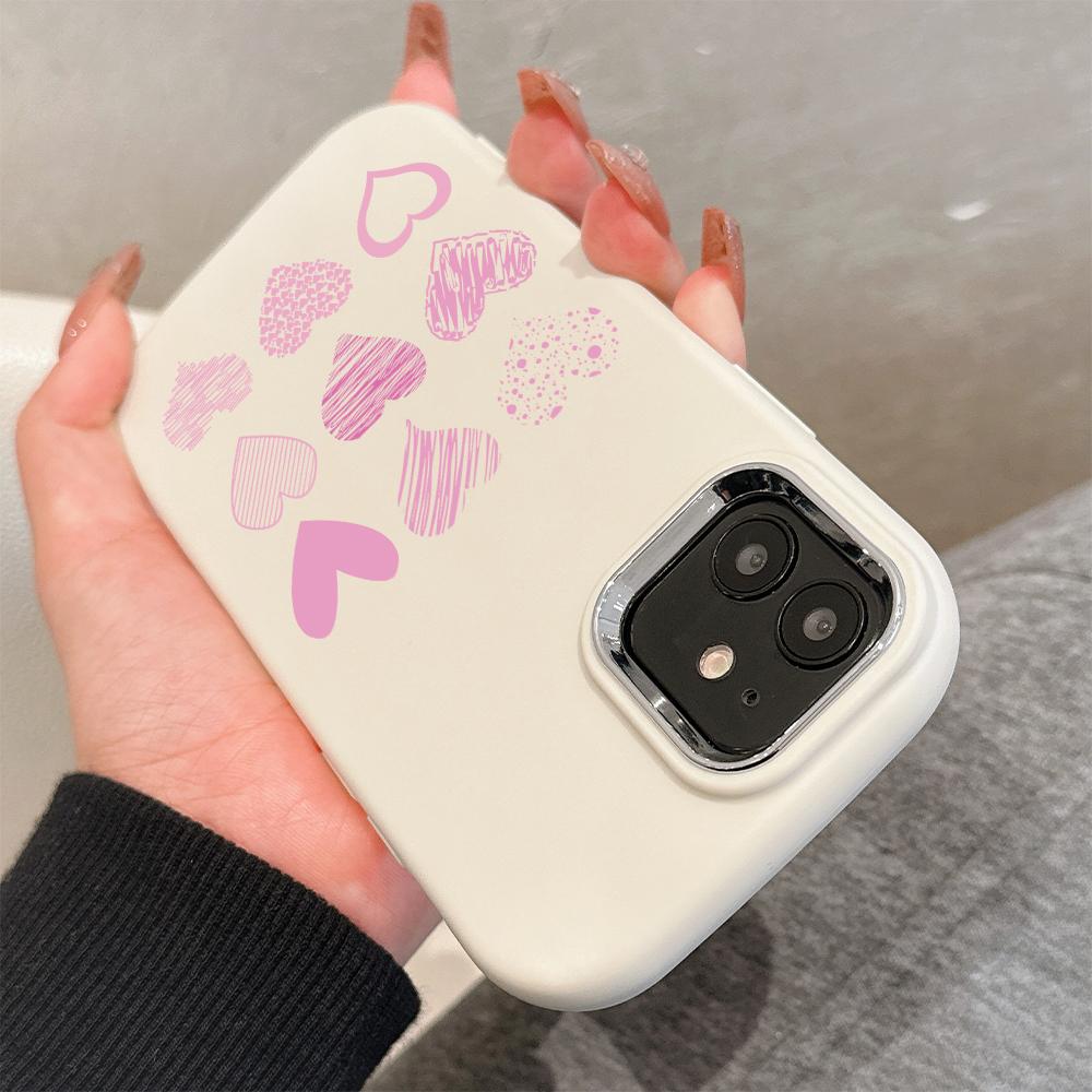 For Vivo V23 V25 V27 V29 V30 Y27S Y28 Y33S Y36 Infinix Hot30I Hot40 Tecno Spark20 Cartoon Black Cat Silver Edge Soft Liquid Silicone Protective Casing
