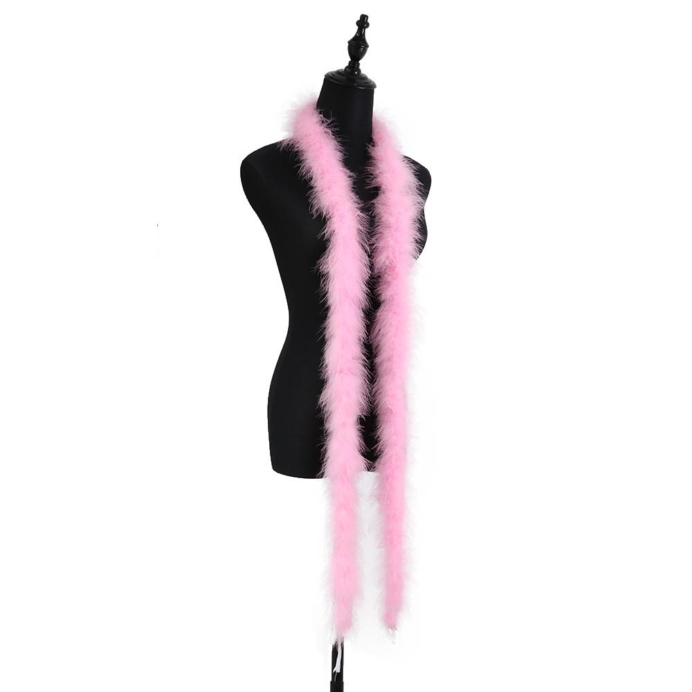 DIY 18-20 Grams Turkey Marabou Feather Boa Soft Marabou Feather Shawl for Wedding Clothing Decoration Scarf 2 Meter/pcs Plumes Trim
