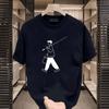 Trendy Brand Short-Sleeved Pure Cotton Men'S Printed T-Shirt Trendy Men'S And Women'S Versatile Round Neck T-Shirt Men'S