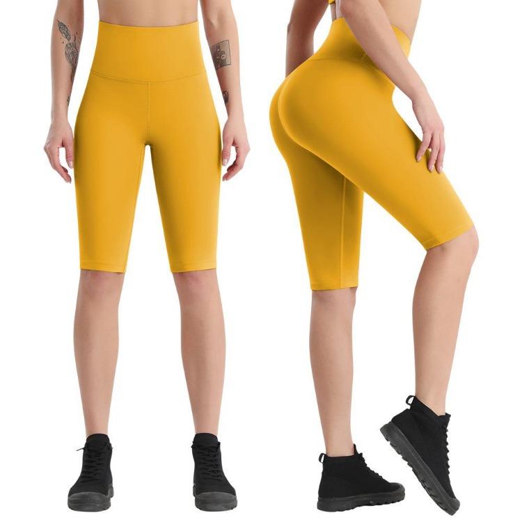 High Waist Yoga Shorts for Women Summer Workout Activewear PRO Fitness Pants Sweat Proof Lifted Hip Cross Border Design
