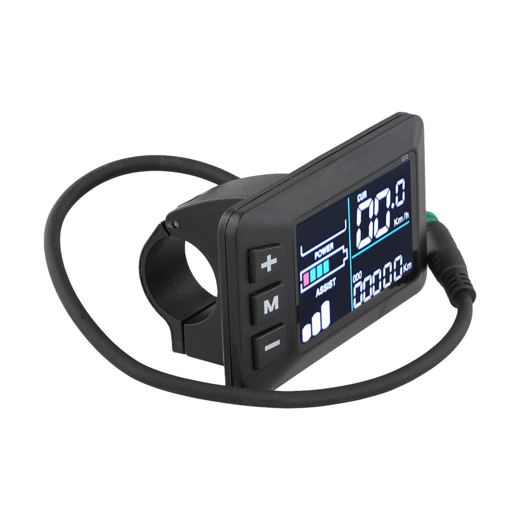 Display LCD per E-Bike 24V 36V 48V con Cavo Impermeabile e Metriche Chiare