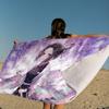 Anime Demon Slayer Kochou Shinobu Microfiber Beach Towel Absorbent Quick Dry Soft Yoga Swimming Resort Mountain Climbing Towel