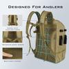 WDT2205 Oxford 600D Tool Backpack Outdoor 40 Liter Storage Fishing Gear Kit 33 X 26 X 45cm