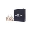 Coach Rowan 25 Ladybug Floral Print Coated Canvas Tote Shoulder Crossbody Bag Medium Women bags Gold Chalk Multicolor CU272-IMCAH