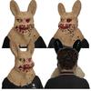 Sackcloth Demon Bloody Rabbit Bear Mask Ghost Festival Realistic Halloween Mask Funny Exposed Teeth Sackcloth Bear Headgear