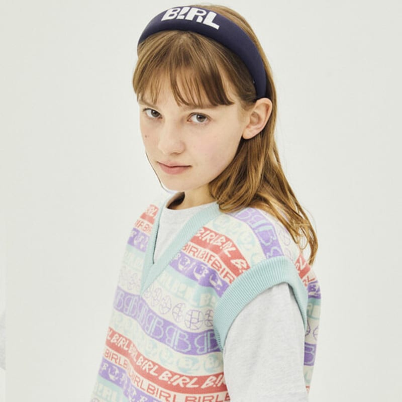 BIRL BIRL Symbol hair band- NAVY