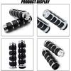 DREAMIZER Universal Motorcycle Hand Grips With Black Non-Slip Rubber For Harley Honda Yamaha Suzuki Kawasaki