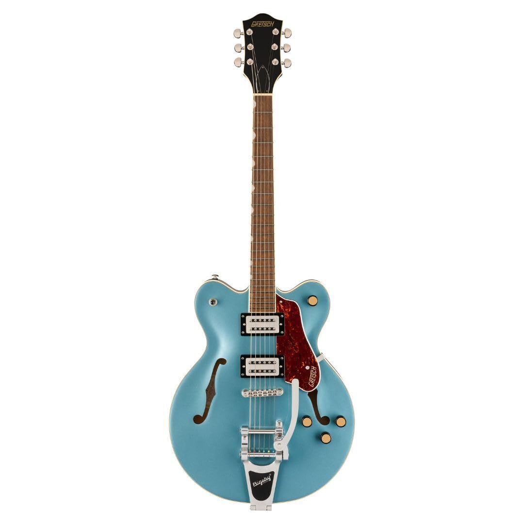 

Gretsch G2622T Streamliner Center Block with Bigsby Laurel FB Arctic Blue Gretsch / Double-Cut Broad’Tron BT-3S