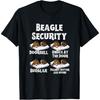 Lustiges Beagle Sicherheits-Hundeliebhaber T-Shirt