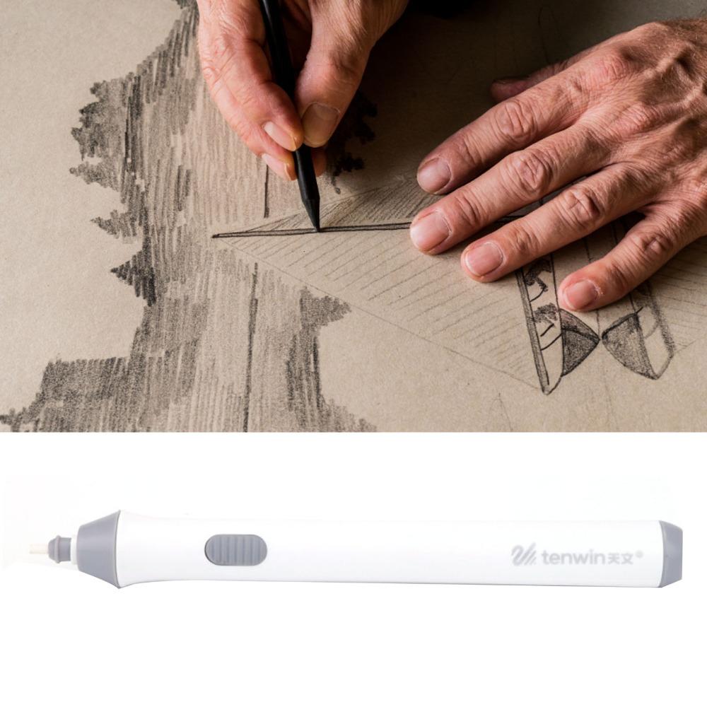 1pcs High Speed Motor Automatic Pencil Eraser Lightweight Portable Plastic Material Battery Operated Eraser