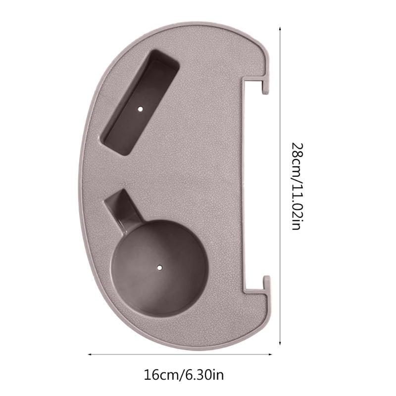 Clip On Sides Recliner Cup Table Tray Lounges Chair Cup Holder Tray with Mobile Phone Slot Cup Holder Slot & Snack Tray