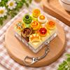 Anti-Stress Fidget Toy Keychain Mini Keycap Fidget Toy Bag Charms Keyboard Keychain  Pass The Time
