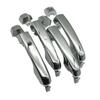 4x Chrome Front Rear Left Right Outside Door Handle 69250-60030 69211-60090 69250-60010 for Toyota 4Runner Lexus GX460