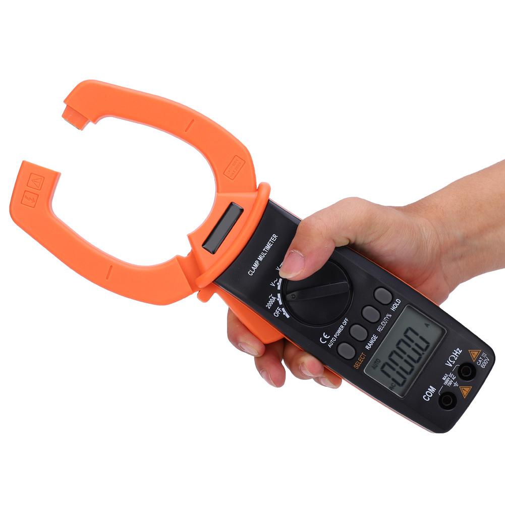 VC6052 Tragbares Hand-Digitalzangenmessgerät AC 2000A Amperemeter Multimeter mit LCD-Anzeige