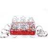 24PCS Biscuit Molds Christmas Cookie Cutting Molds 430Stainless Steel Biscuit Molds Baking Supplies Suitable for Baking