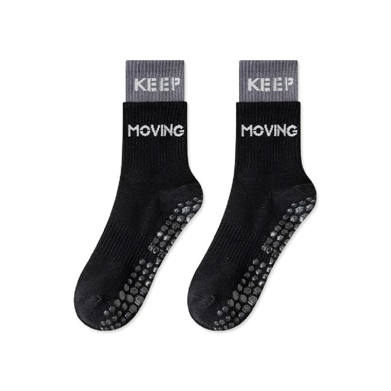 

Yoga Socks Women s Professional Non-Slip Tube Pilates Sports Socks Summer Indoor Fitness with Shark Pants Stockings Black Gray