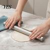 Hygienic Rolling Pin Pins, Stainless Steel Dough Roller, Essential Kitchen Utensil Lightweight Roller for Baking Pizza Dough, Pie, Cookie, Fondant,