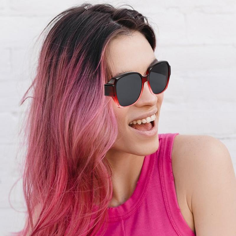 Square Shades Polarized Fit Over Glasses Sunglasses Driving Sun Glasses Leisure Cycling Eyewear UV Protection for Men Women