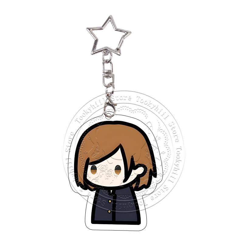 Jujutsu Kaisen Gojo Satoru Acrylic Keychain Exquisite Student Megumi Keyring Bag Decor Pendant Keyring Yuji Birthday Gift