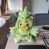 Pikachu Cosplay Cos Eevee Plush Toys Pikachu Peluche Garchomp Tyranitar Lucario Rayquaza Morpeko Gengar Plushies Stuffed Doll