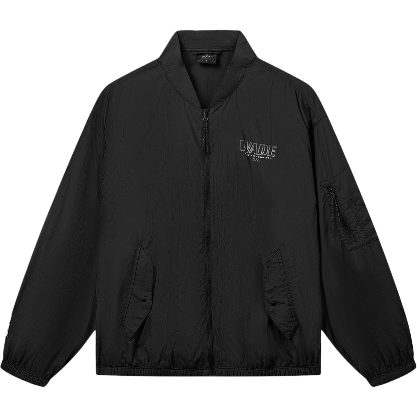 Мужская куртка Li Ning серии Wade с воротником-стойкой на молнии, свободного кроя, AFDWC39-1 L