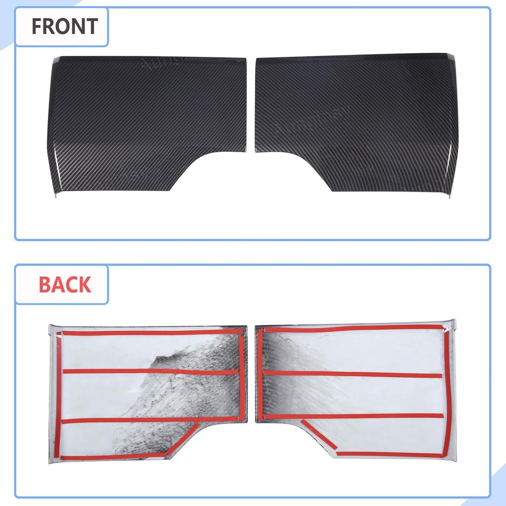 Car Rear Bumper Protector Guard Cover Compatible with Toyota Tundra 2022-2026, Pickup Rear Side Bumper Corner Guard Edge Protection Anti-Collision