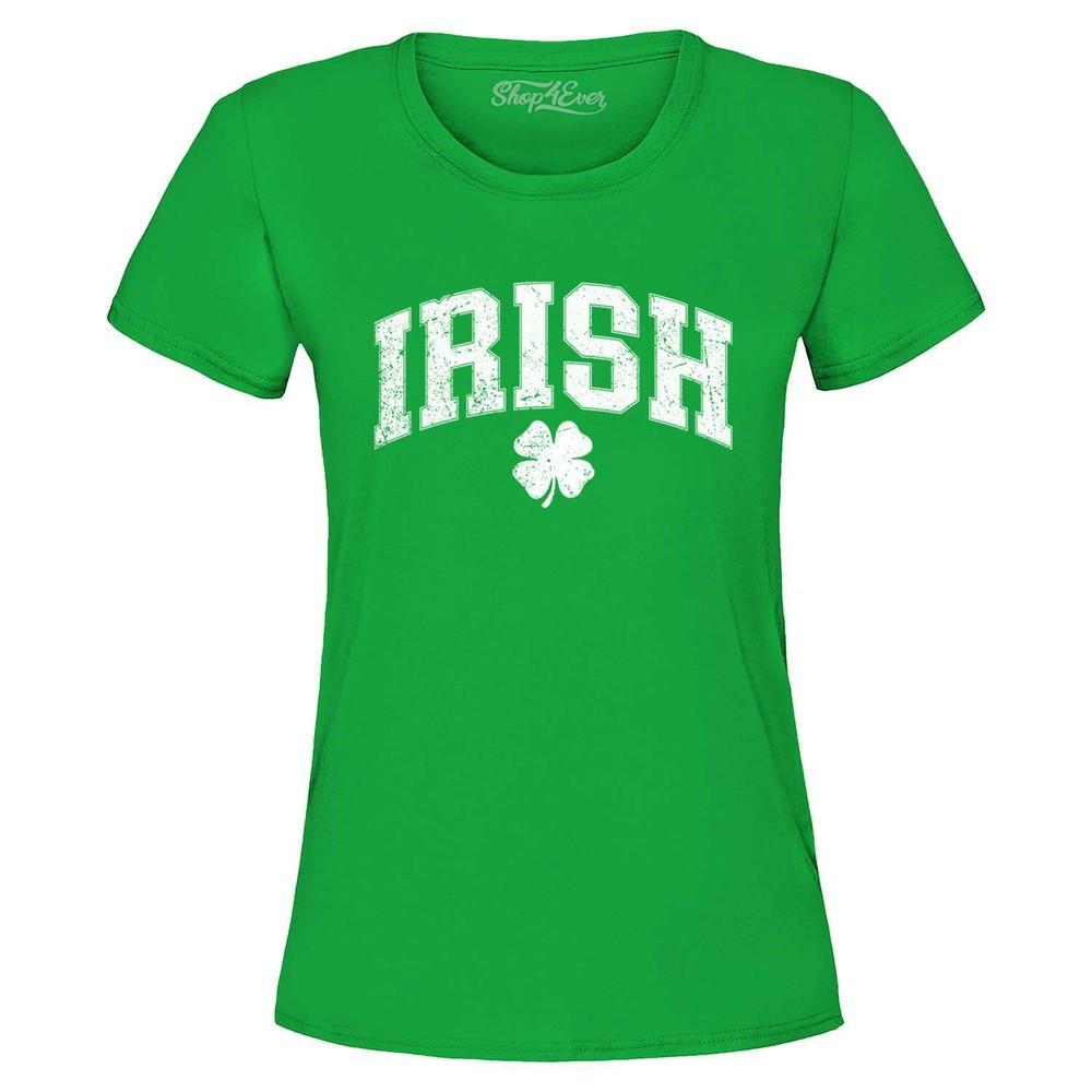 

Irish Shamrock St. Patrick s Day Women s T-Shirt Clover Paddy Shirts 2XL