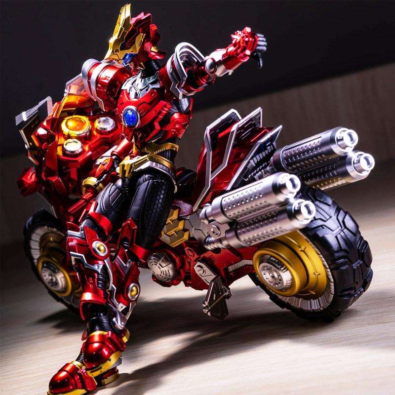 

In Stock Super Beast Armor Fire Lin Fei Assembled Movable Articulated Action Figure Model Mecha Kit Trendy Toys Collectible Gift