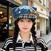 Sweet and cute bear peaked cap children autumn and winter outdoor travel versatile face small star anise beret