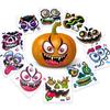 Decals Halloween Pumpkin Stickers PVC Self-adhesive Stickers  Mischievous Party Gifts