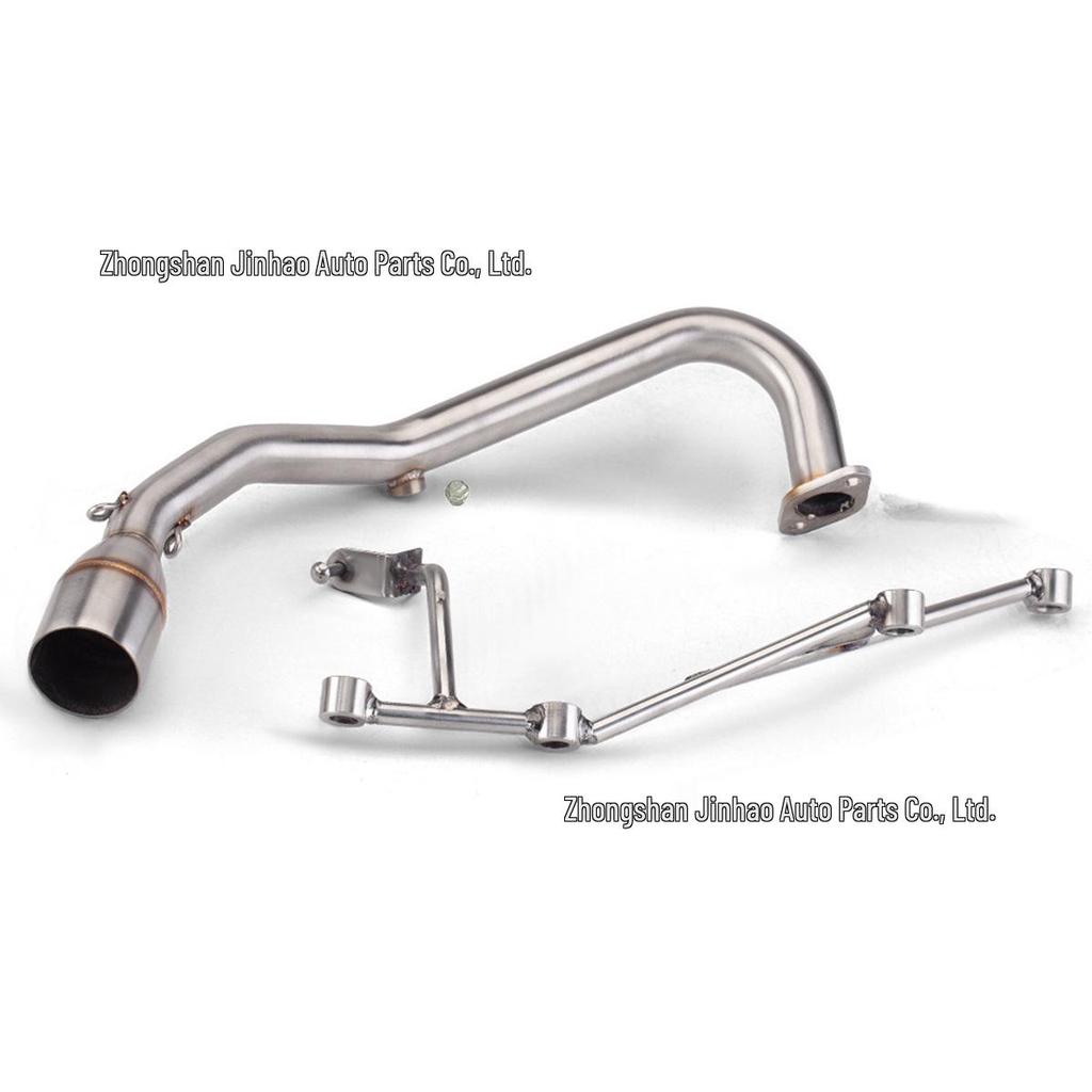 Stainless Steel Front Pipe for Sanyang Gaoshou GR125 Motorcycle Exhaust Modification