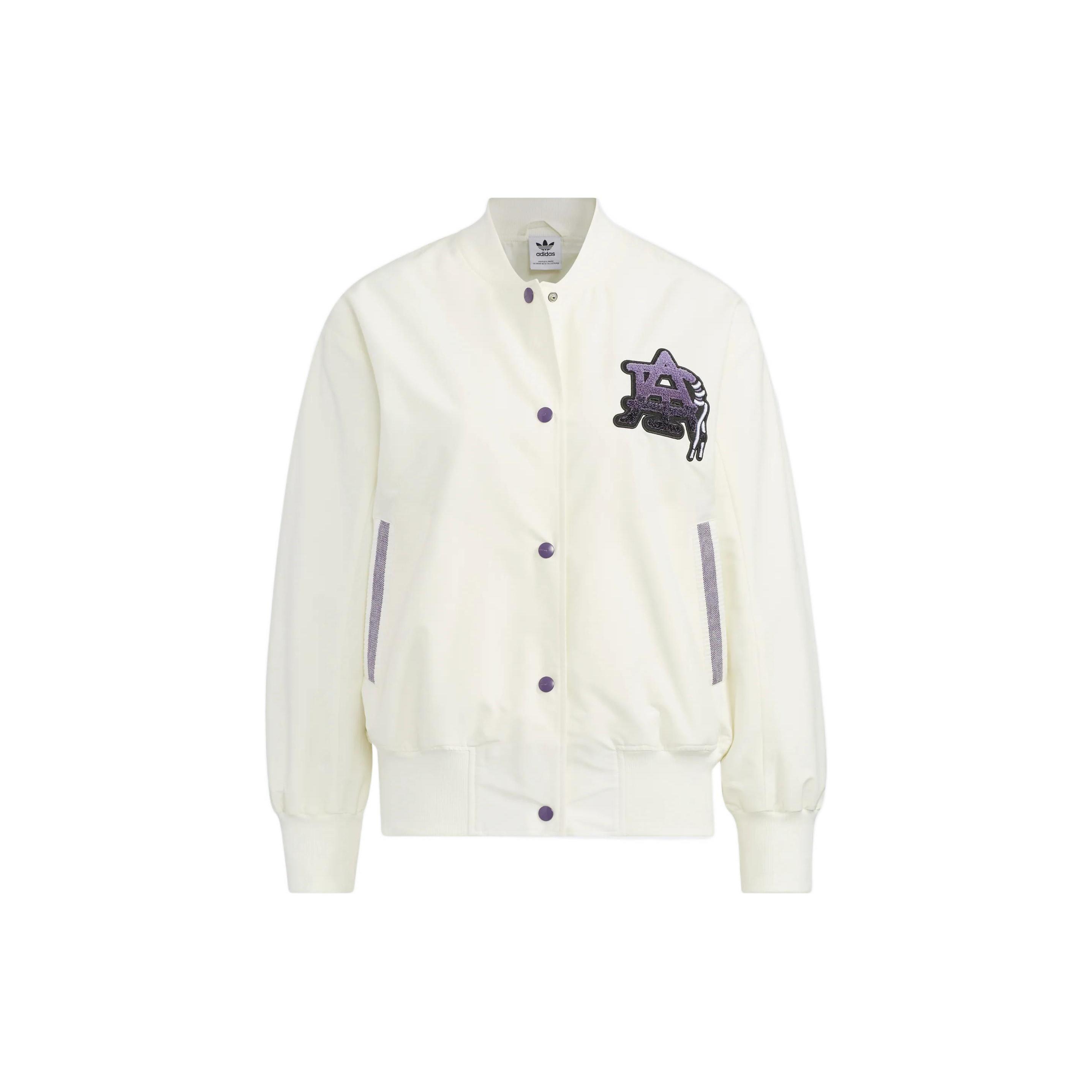 (WMNS) adidas Modern Collegiate Bomber Jacket Asia Sizing White Women s HS1918 XS