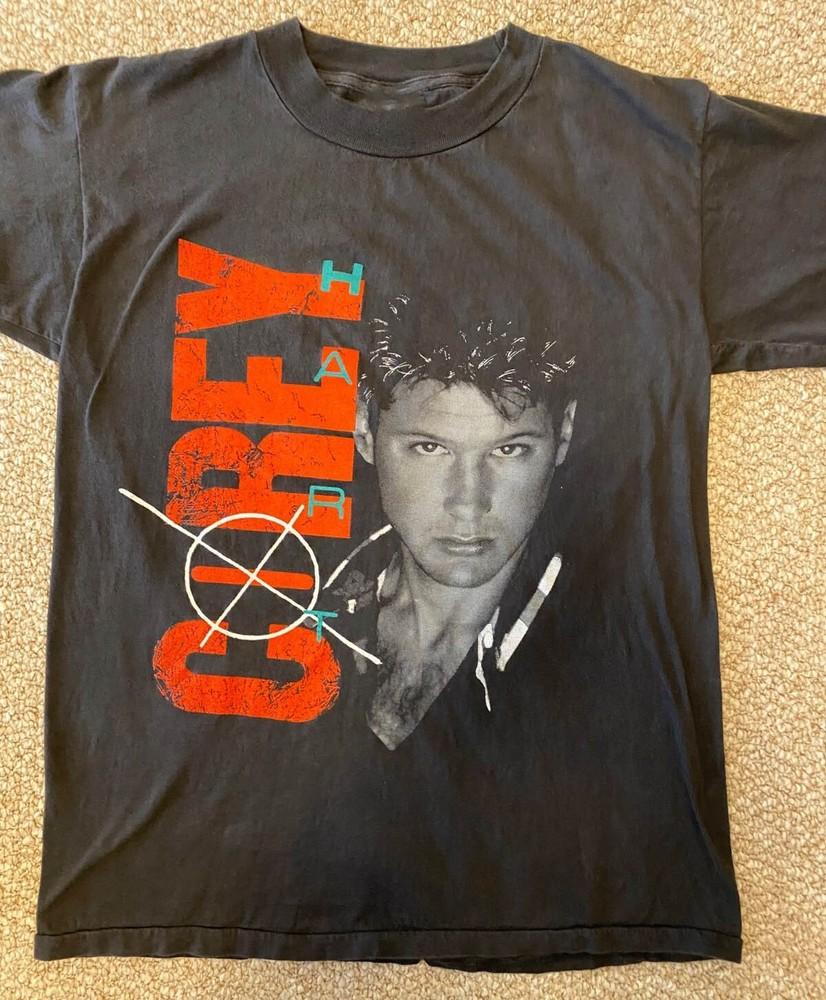 

VTG Corey Hart Concert Tour S-5XL Black Heavy Cotton T Shirt BL592 Unisex T-Shirt XL