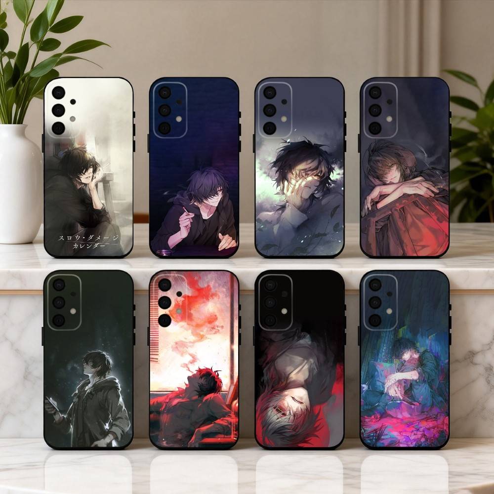 T-Towa-A S-Slow D-Damage-E Phone Case For Samsung Galaxy A73,A72,A71,A70,A53,A52,A51,Soft Silicone Black Cover